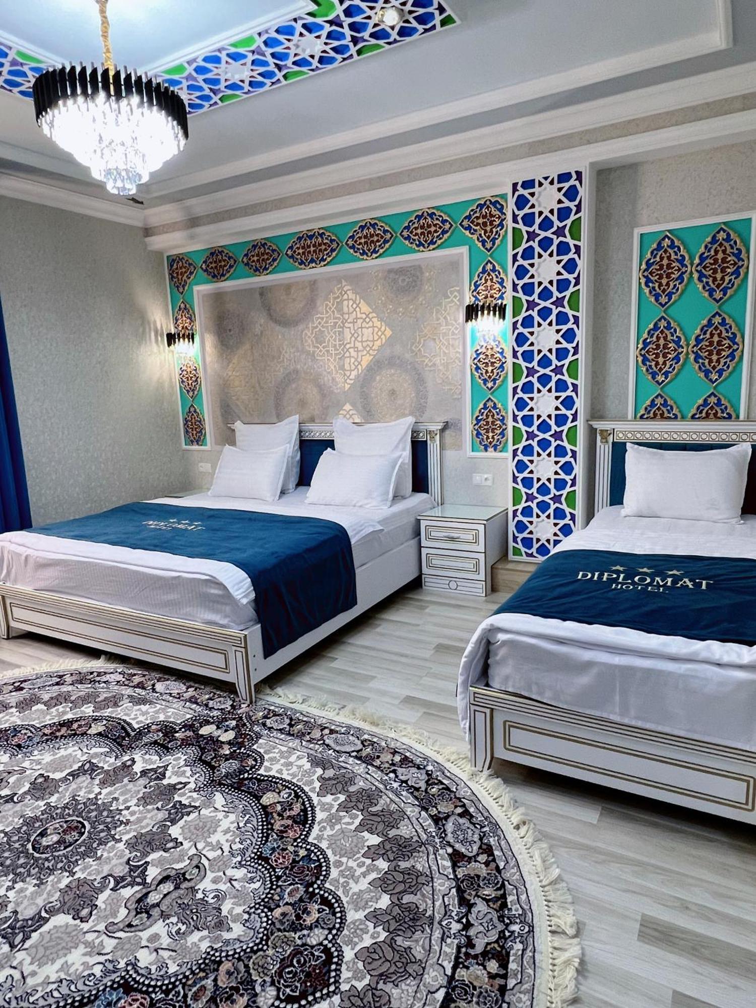 Hotel Diplomat Premium Samarkand Exterior foto